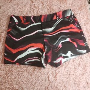 Calvin Klein red,black and white color short sz 14